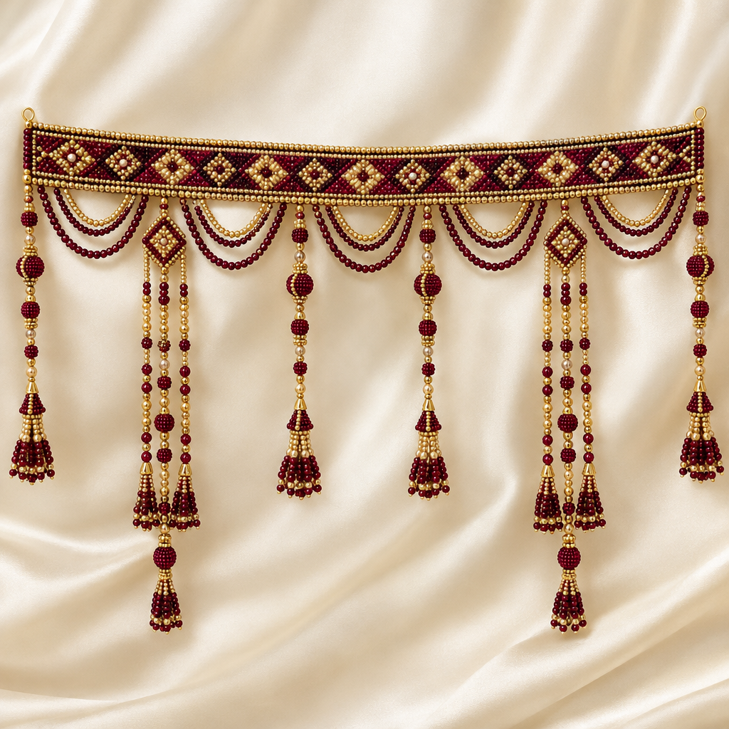 Traditional Beaded Entrance Toran